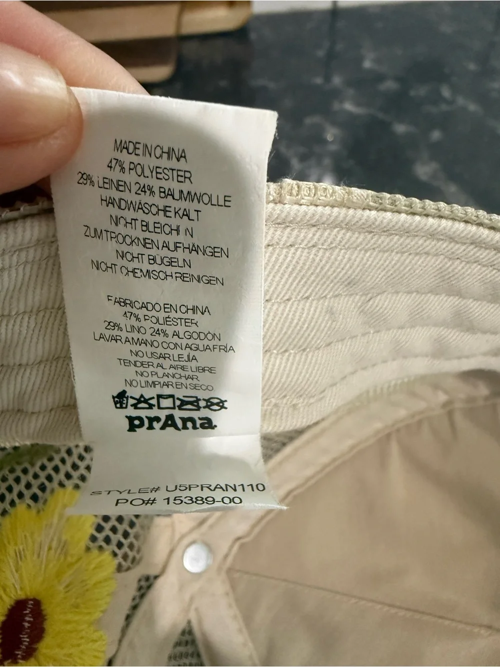Prana tan linen